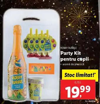 Lidl ROBBY BUBBLE Party Kit pentru copii Ofertă