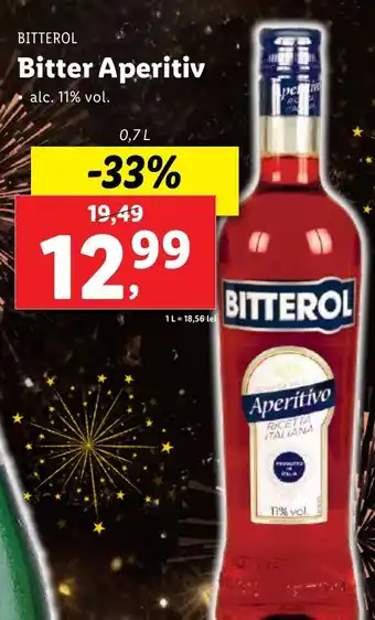 Lidl BITTEROL Bitter Aperitiv Ofertă