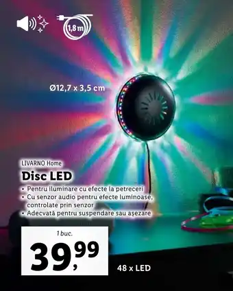 Lidl LIVARNO Home Disc LED Ofertă