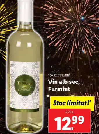 Lidl TOKAJI FURMINT Vin alb sec, Furmint Ofertă