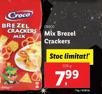 Lidl CROCO Mix Brezel Crackers Ofertă
