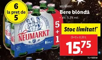 Lidl NEUMARKT Bere blondă Ofertă