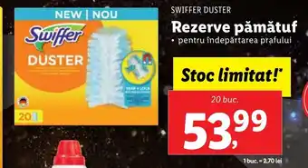 Lidl SWIFFER DUSTER Rezerve pămătuf Ofertă