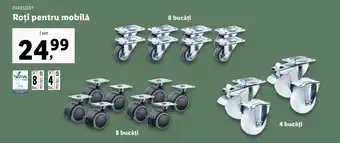 PARKSIDEⓇ Roţi pentru mobilă