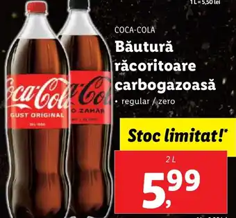 Lidl COCA-COLA Băutură răcoritoare oca-Cola Co Ofertă