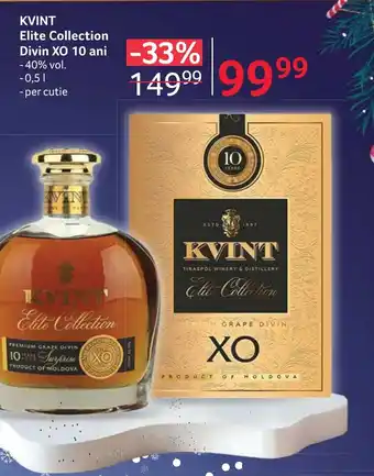Selgros KVINT Elite Collection Divin XO 10 ani Ofertă