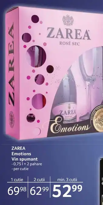Selgros ZAREA Emotions Vin spumant Ofertă
