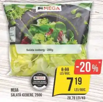 Mega Image MEGA SALATĂ ICEBERG, 250G Ofertă