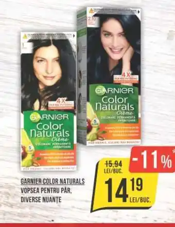 Mega Image GARNIER COLOR NATURALS VOPSEA PENTRU PAR, DIVERSE NUANŢE Ofertă
