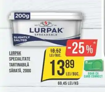 Mega Image LURPAK SPECIALITATE TARTINABILĂ SĂRATĂ, 2000 Ofertă