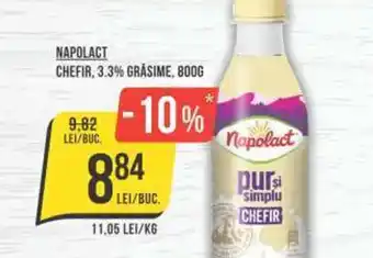 Mega Image NAPOLACT CHEFIR, 3.3% GRĂSIME, 800G Ofertă