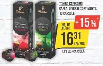 TCHIBO CAFISSIMO CAFEA, DIVERSE SORTIMENTE. 10 CAPSULE