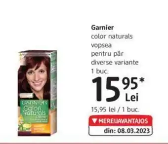 DM Garnier color naturals vopsea pentru păr diverse variante 1 buc Ofertă