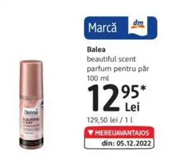 DM Balea beautiful scent parfum pentru păr 100 ml Ofertă