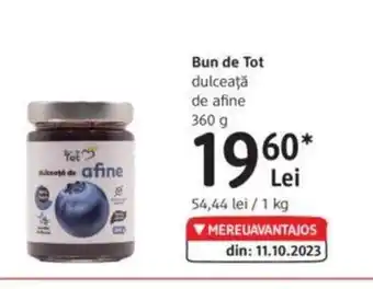 DM Bun de Tot dulceaţă de afine 360 g Ofertă