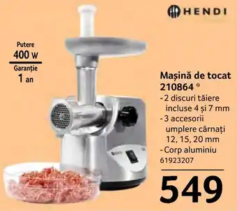 Selgros Mașină de tocat 210864 Ofertă