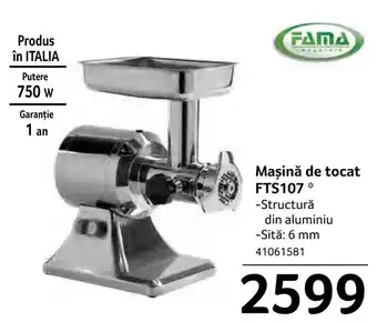 Selgros Maşină de tocat FTS107 Ofertă