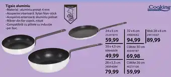 Selgros Tigaie aluminiu Ofertă