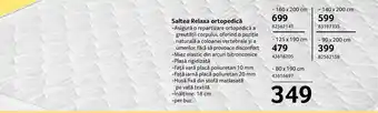Selgros Saltea Relaxa ortopedică Ofertă