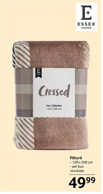 Selgros Pătură Ofertă