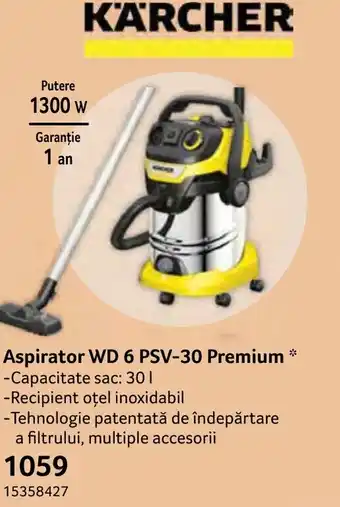 Selgros KARCHER Aspirator WD 6 PSV-30 Premium Ofertă