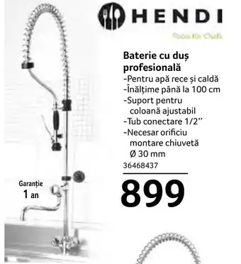 Selgros Baterie cu duș profesională Ofertă