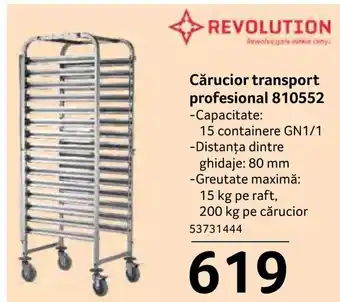 Selgros Cărucior transport profesional 810552 Ofertă