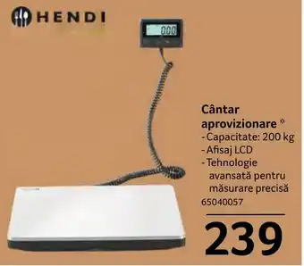 Selgros Cântar aprovizionare Ofertă