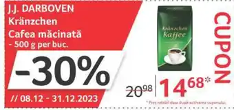J.J. DARBOVEN Kränzchen Cafea măcinată