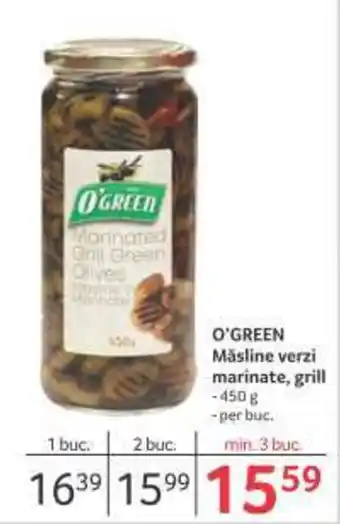 O'GREEN Măsline verzi marinate, grill