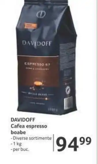 Selgros DAVIDOFF Cafea espresso boabe Ofertă