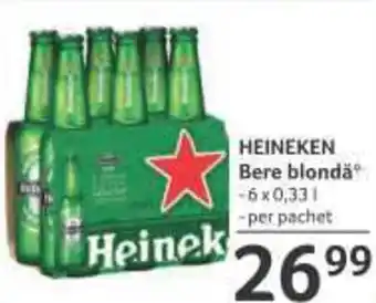 HEINEKEN Bere blondă