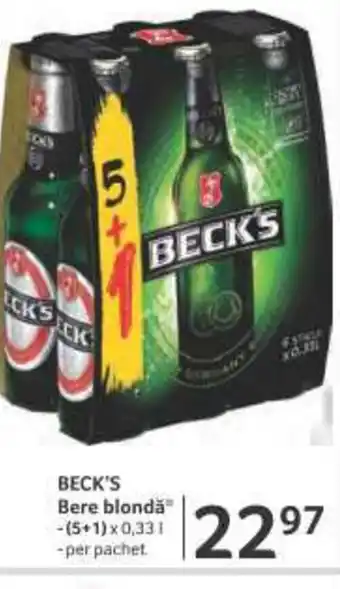 BECK'S Bere blondă