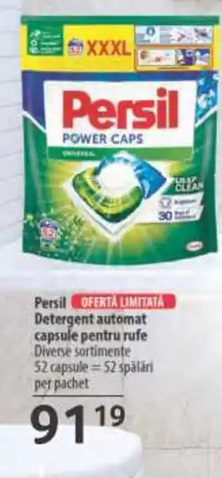 Selgros Persil Detergent automat capsule pentru rufe Ofertă
