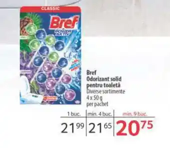 Selgros Bref Odorizant solid pentru toaletă Ofertă