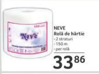 Selgros NEVE Rolă de hârtie Ofertă