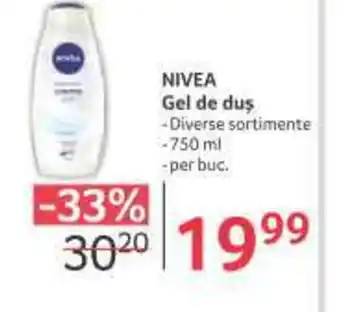 Selgros NIVEA Gel de dus Ofertă