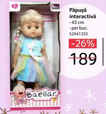 Selgros Păpuşă interactivă Ofertă