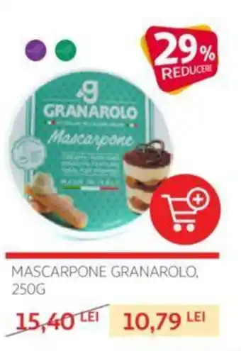 Auchan MASCARPONE GRANAROLO, 250G Ofertă