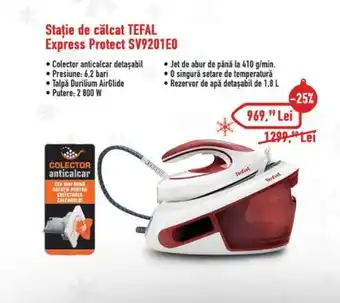 Carrefour Stație de călcat TEFAL Express Protect SV9201E0 Ofertă