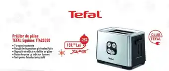 Carrefour Prăjitor de pâine TEFAL Equinox TT420D30 Ofertă