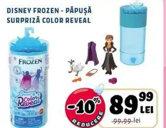 DISNEY FROZEN - PĂPUȘĂ SURPRIZĂ COLOR REVEAL