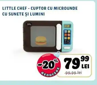 LITTLE CHEF - CUPTOR CU MICROUNDE CU SUNETE ȘI LUMINI
