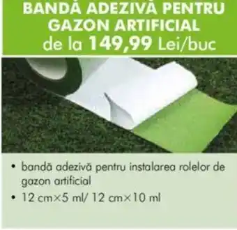 BANDĂ ADEZIVĂ PENTRU GAZON ARTIFICIAL