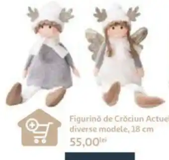 Auchan Figurină de Crăciun Actuel, diverse modele, 18 cm Ofertă
