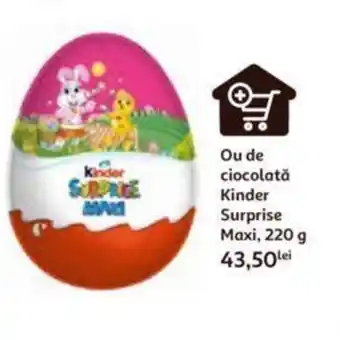 Auchan Ou de ciocolată Kinder Surprise Maxi, 220 g Ofertă