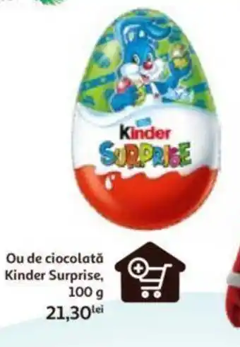 Auchan Ou de ciocolată Kinder Surprise, 100 g Ofertă