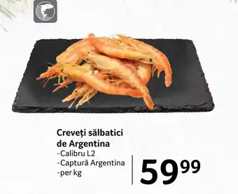 Selgros Creveţi sălbatici de Argentina Ofertă