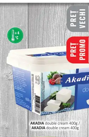 CBA AKADIA double cream 400g Ofertă