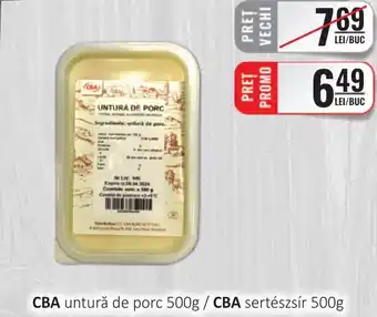 CBA CBA untură de porc 500g Ofertă